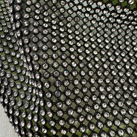 Women’s Crystal Shiny Mesh Clear Fanny Pack with adjustable belt - Picture 5 of 5